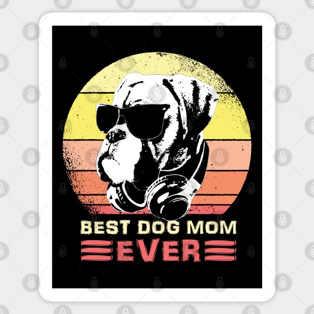 Best Boxer Dog Dad Ever White Sticker by Nerd_art